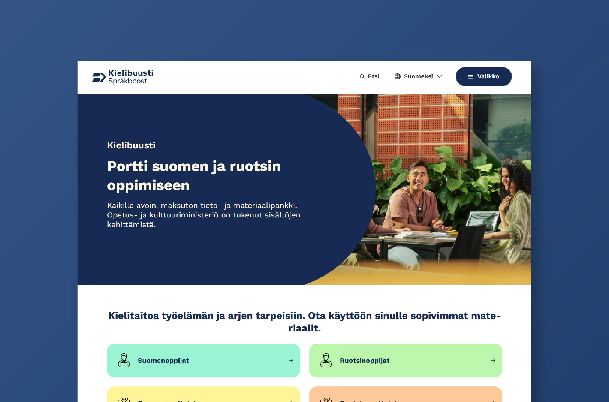 Kielibuusti verkkoportaali