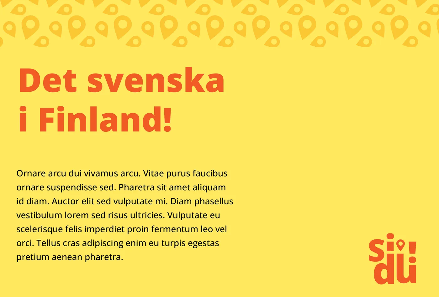 Luonnoksia visuaalisesta ilmeestä ja logosta