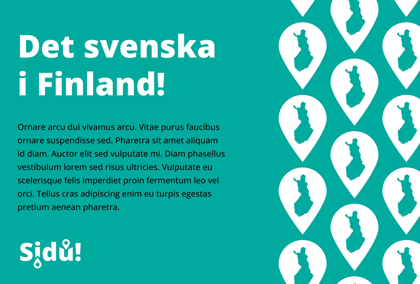 Luonnoksia visuaalisesta ilmeestä ja logosta