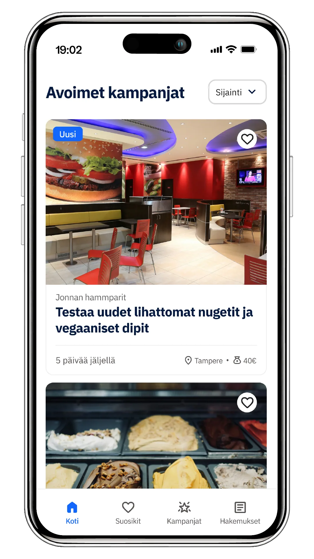 Kampanjailmoitus jälkeen